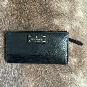 Kate spade wallet black bifold